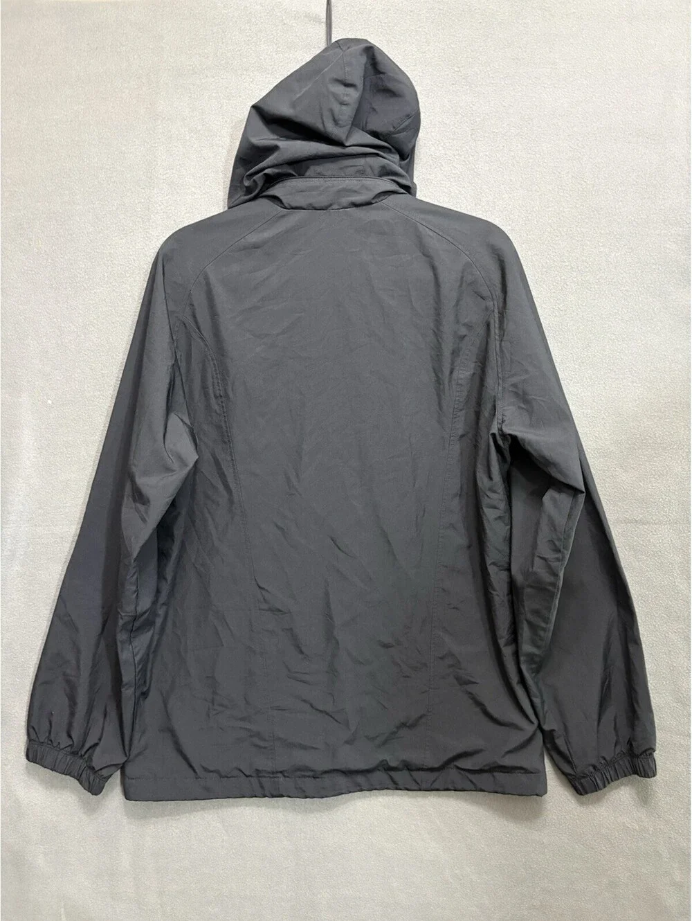 Nike M Black Y2K Hooded Full Zip Windbreaker Jacket